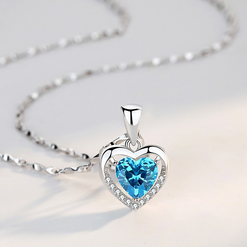 圣雅罗 心中有你纯银项链