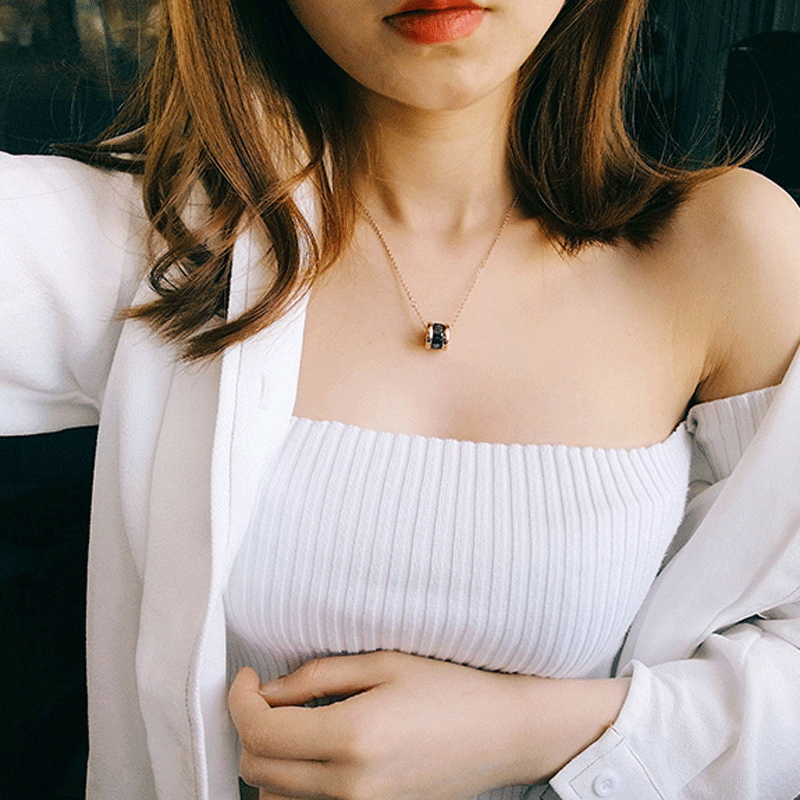 法蔻 钛钢弹簧 项链