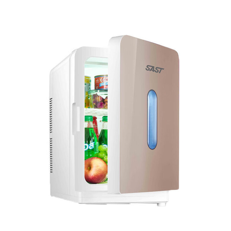 先科便携式冷暖小冰箱