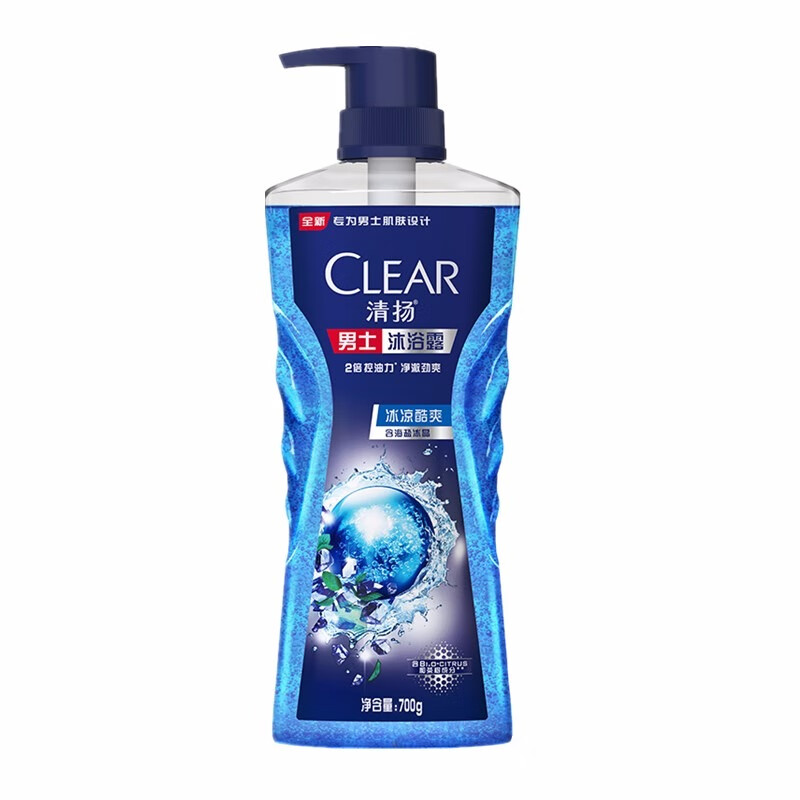 清扬 男士平衡控油沐浴露