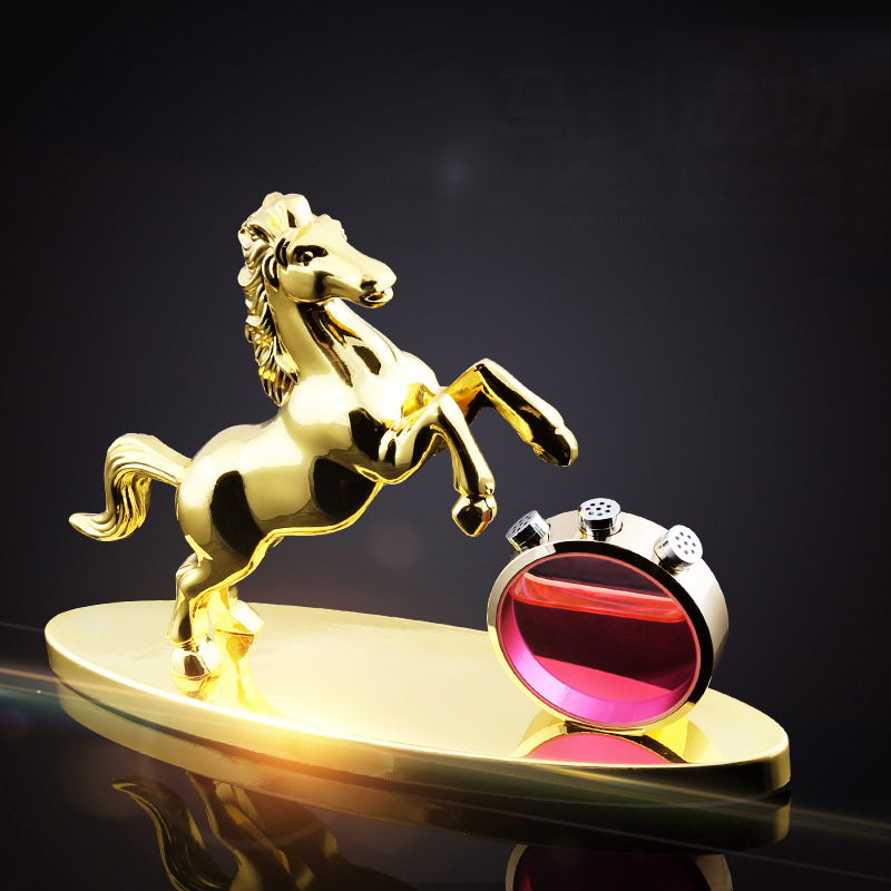 榕菲 合金鹿车载汽车香水