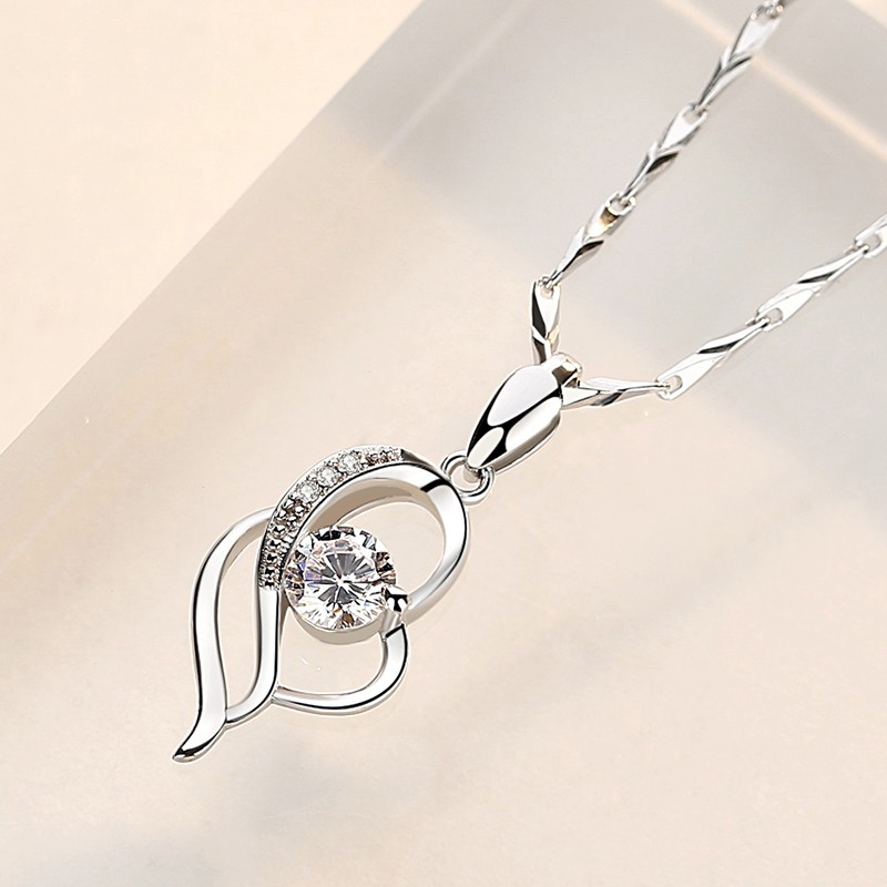 KHK 心中有你纯银锁骨链