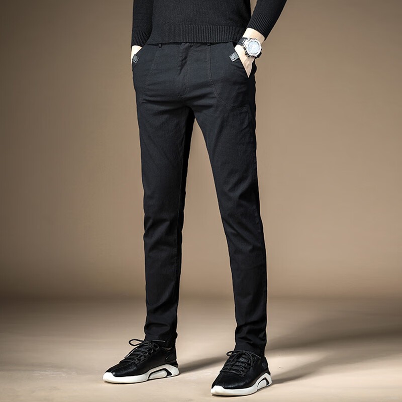 Martini casual pants men 2022 spring and autumn Korean version light business fashion men's wear versatile small straight elastic long pants men