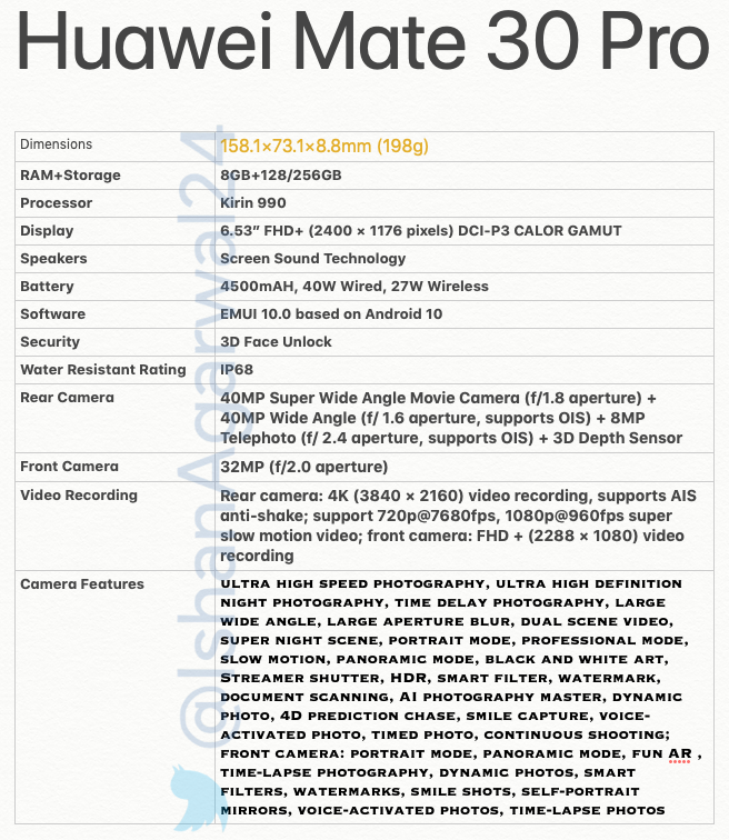 DxO榜单大升级：新增夜景和广角评分，华为Mate 30或受益！