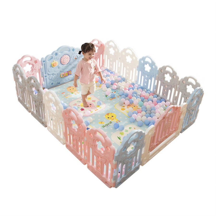 澳贝安全婴儿游戏围栏图片