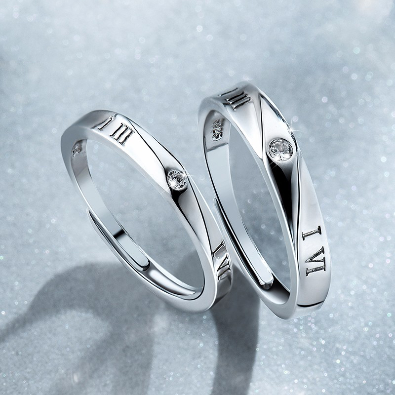 宝诚活口银戒指