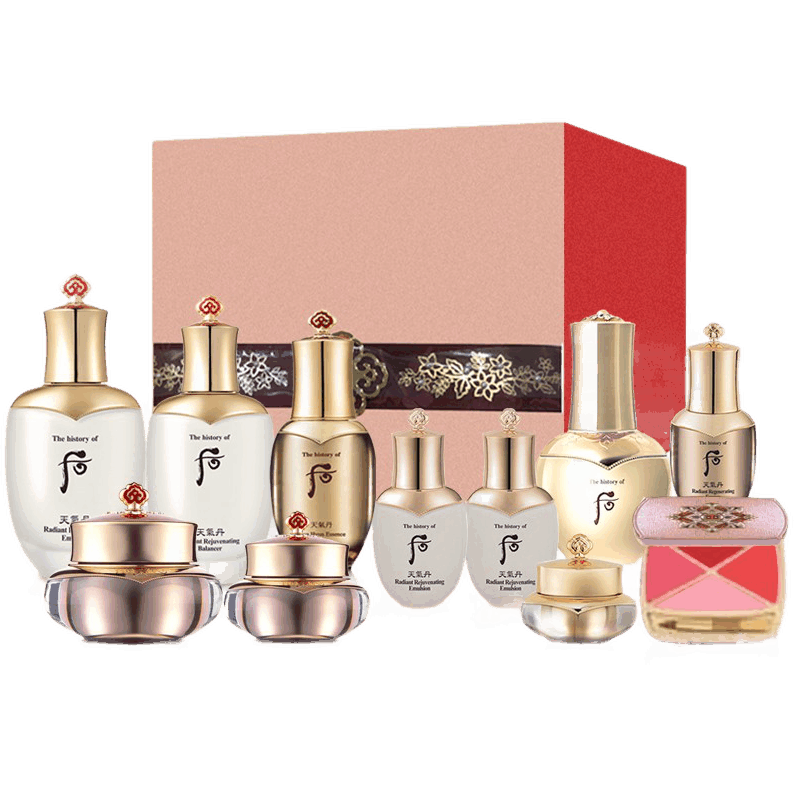 Whoo 花献光彩紧颜套盒