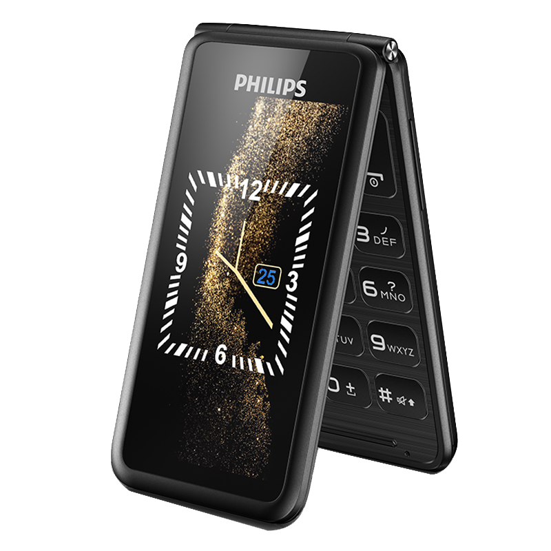 飞利浦双屏翻盖手机