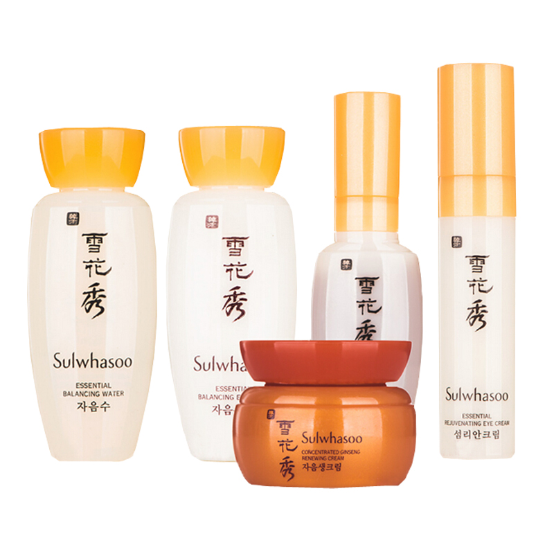 雪花秀 淡纹润泽护肤套装