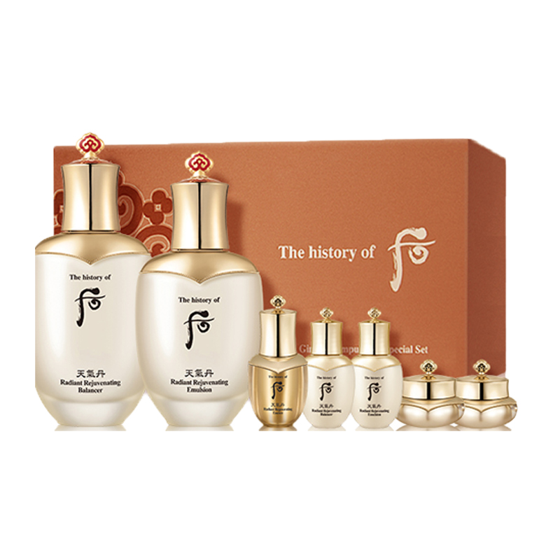 后 花献光彩紧颜 护肤套装