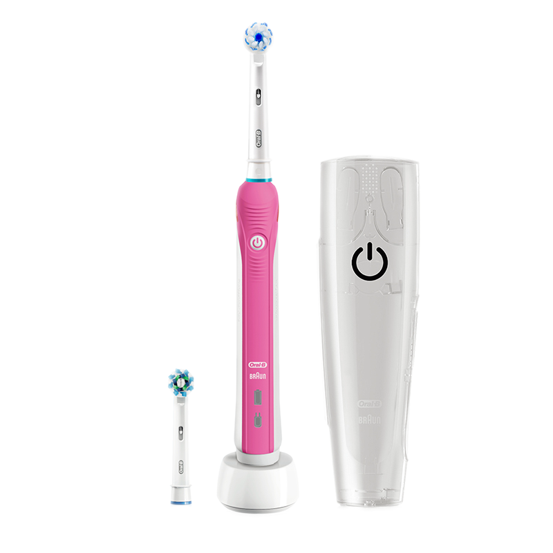 欧乐B P2000粉电动牙刷