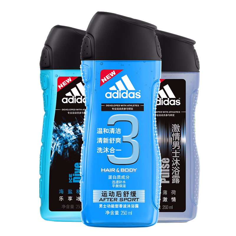 阿迪达斯 男士沐浴套装
