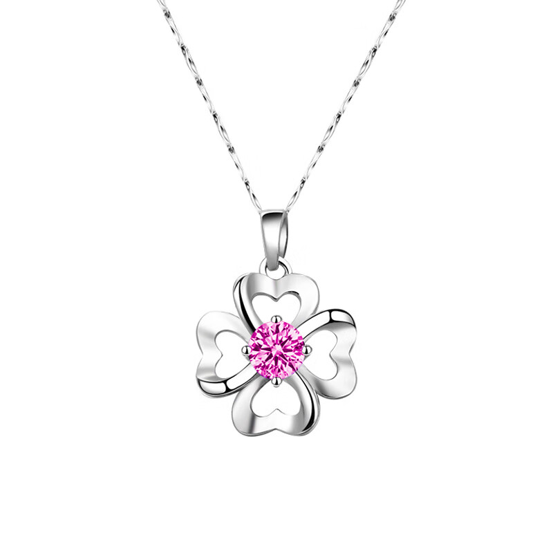 豪至尊 守护的心四叶草项链