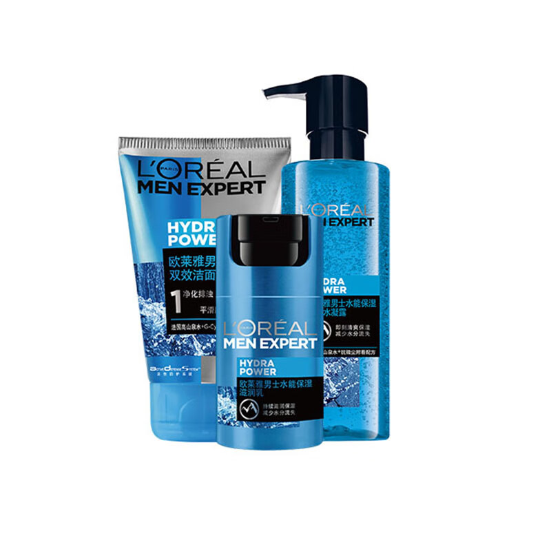 欧莱雅 男士水能保湿护肤套装