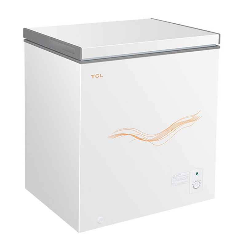 TCL 节能省电顶开卧式冰箱
