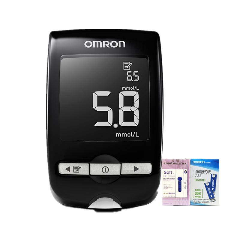 欧姆龙 简化操作家用测血糖仪