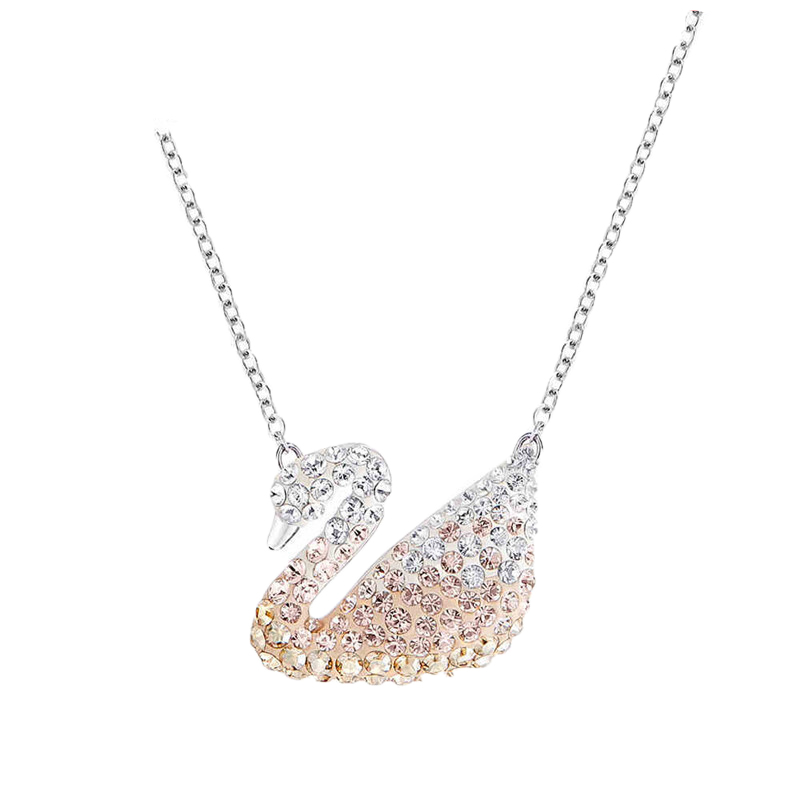 施华洛世奇 渐变天鹅女锁骨链