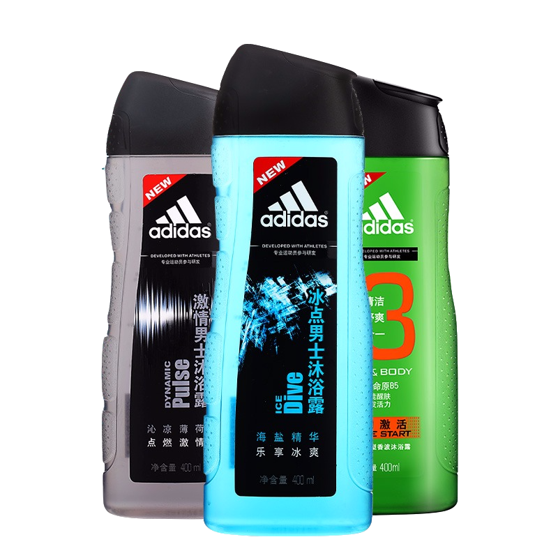 阿迪达斯 男士沐浴套装