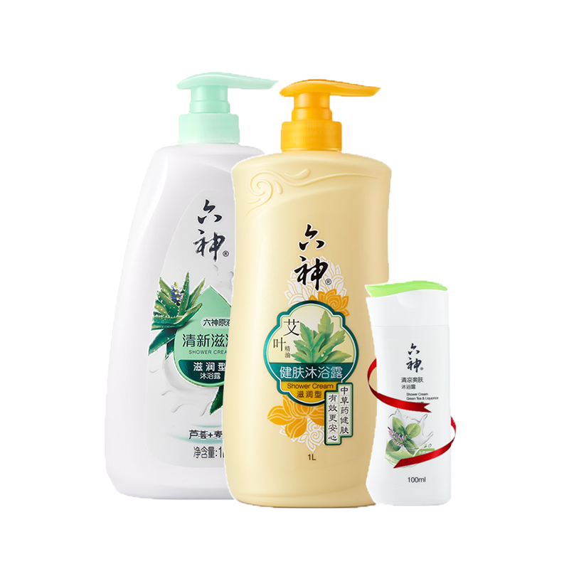 六神 清新滋润沐浴套装