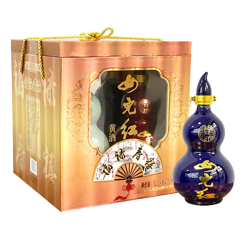 女儿红 福禄寿喜葫芦瓶花雕酒