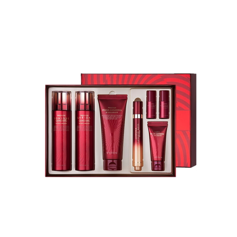伊思 晶钻红参蜗牛 护肤套装