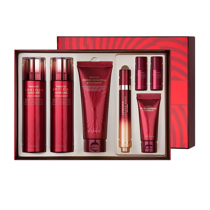 伊思 晶钻红参蜗牛 护肤套装