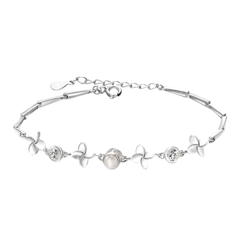 梵吉雅四叶草银手链