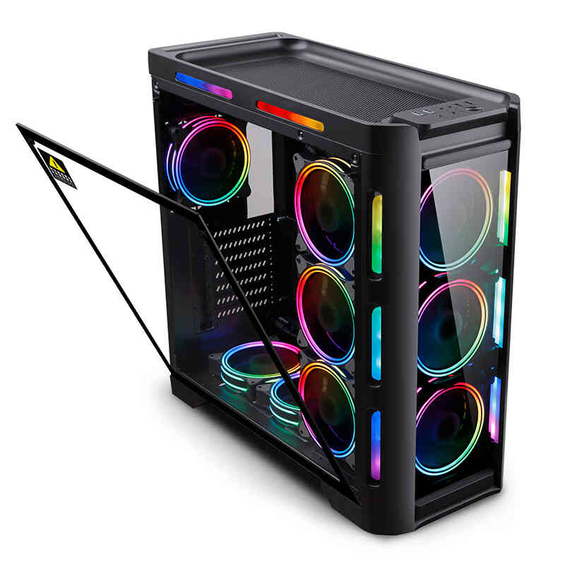 金河田 LED发光机箱