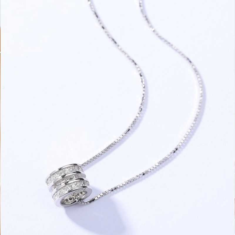 伊黛儿 925银转运小蛮腰项链