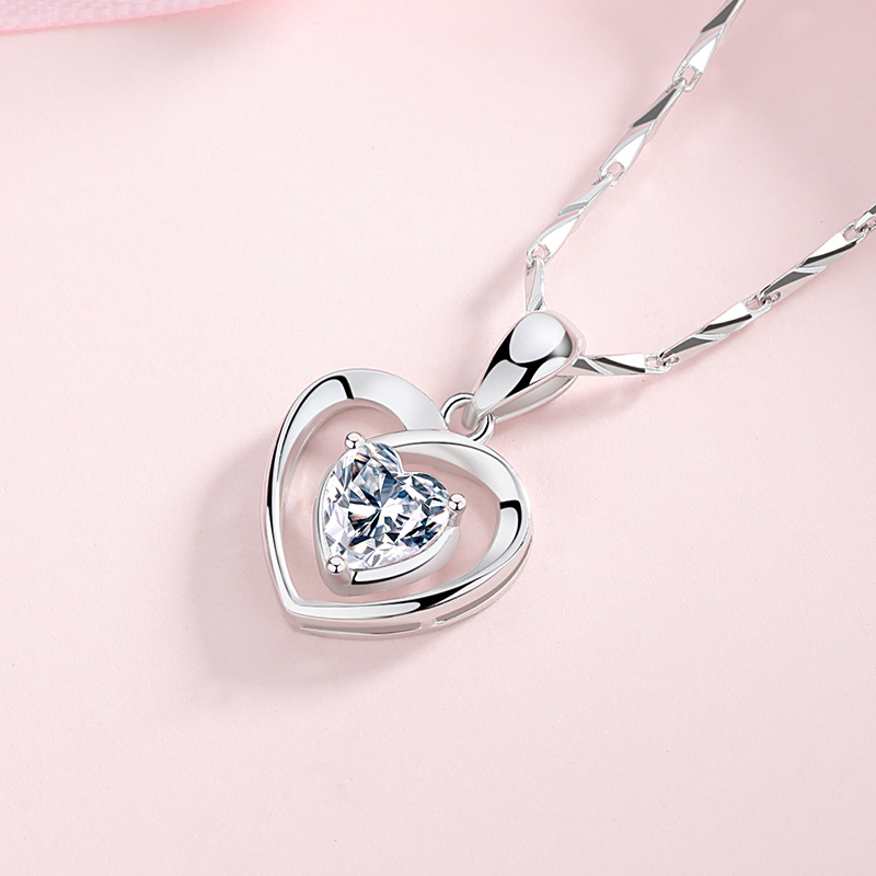 唯一 999足银时尚锁骨链