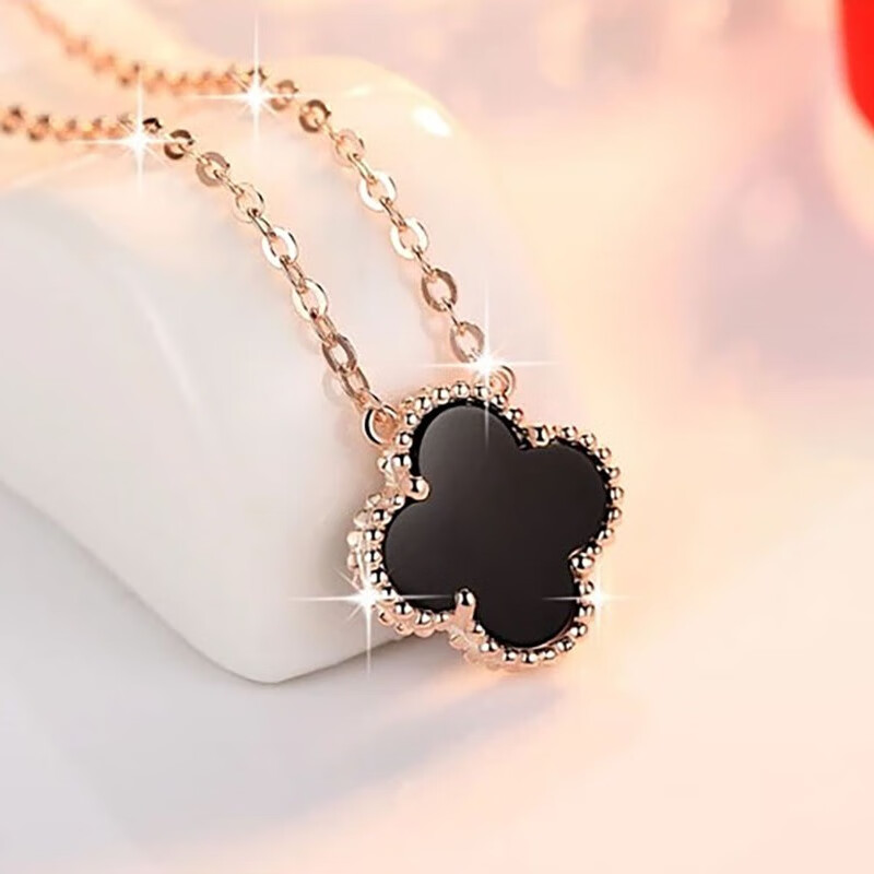 邦格亚 四叶草纯银项链