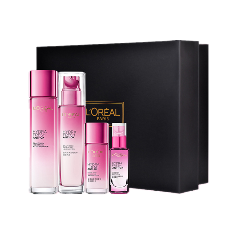 欧莱雅 清润葡萄籽补水护肤套装
