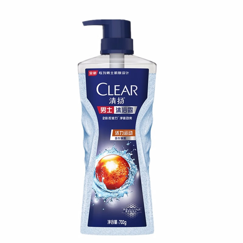 清扬 男士平衡控油沐浴露