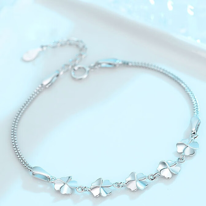 卡蒂罗 日韩风格四叶草手链