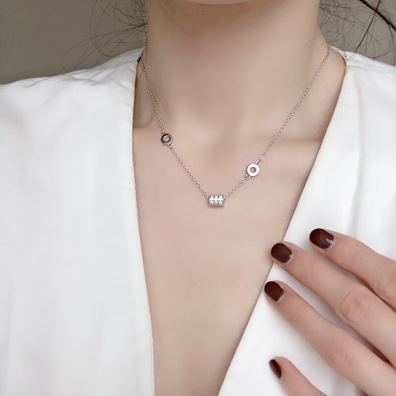 缔晶 小蛮腰纯银 项链