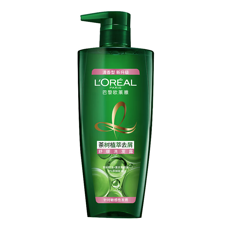 欧莱雅天然去屑止痒控油洗发露