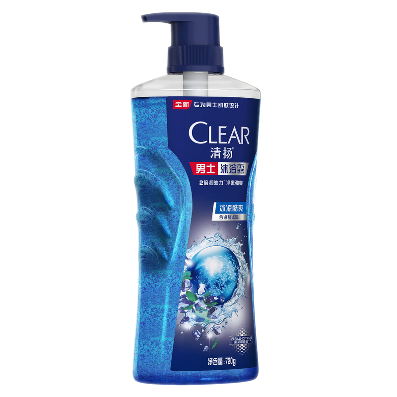 清扬 男士平衡控油沐浴露