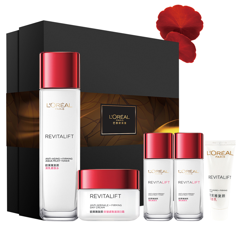 欧莱雅复颜抗皱保湿护肤套装