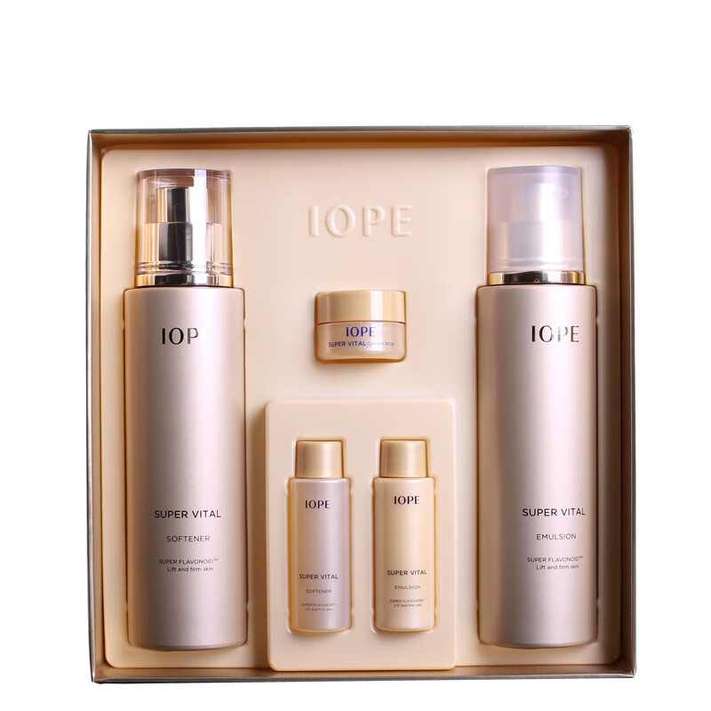 艾诺碧 黄金抗皱水乳套装