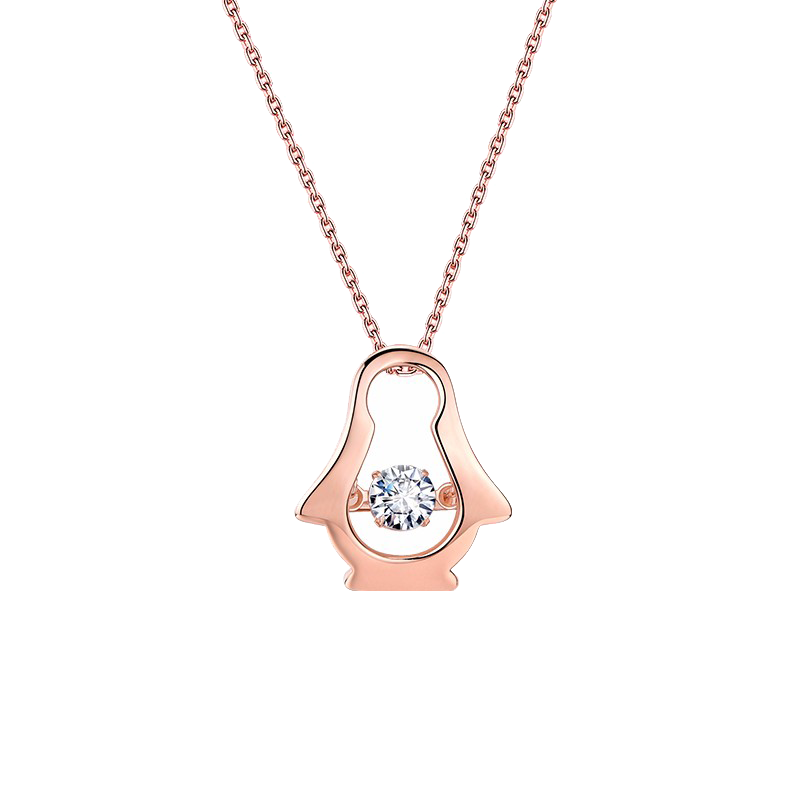 Mymiss 企鹅吊坠锁骨链