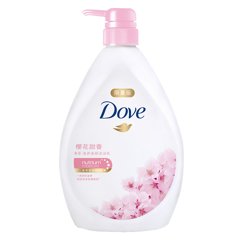 多芬 樱花甜香滋养美肤沐浴乳