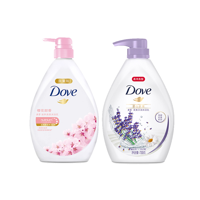 多芬 樱花甜香水润沐浴露