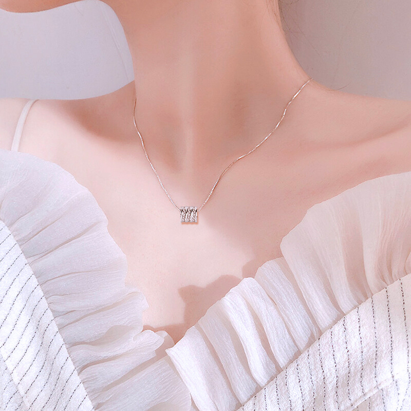 WF 时尚小蛮腰S925银项链