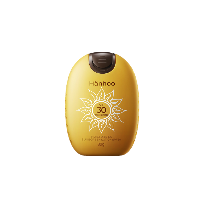 韩后水润清透防晒霜