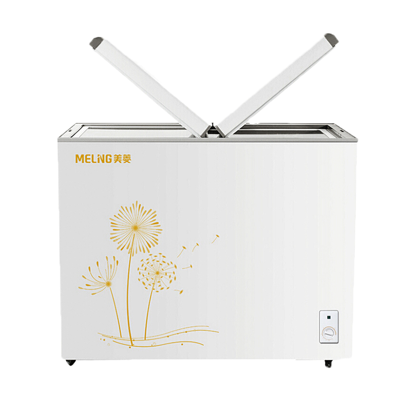 美菱 双锁门低噪冰柜