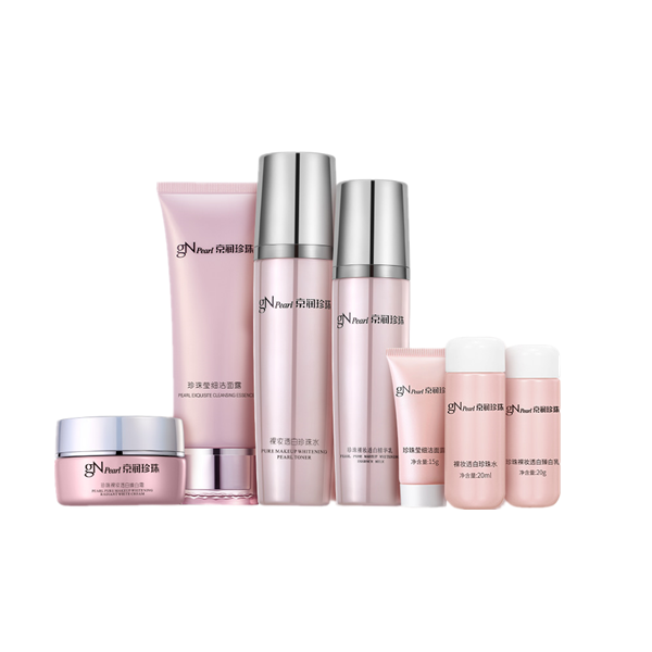 京润珍珠 裸妆透白护肤品套装