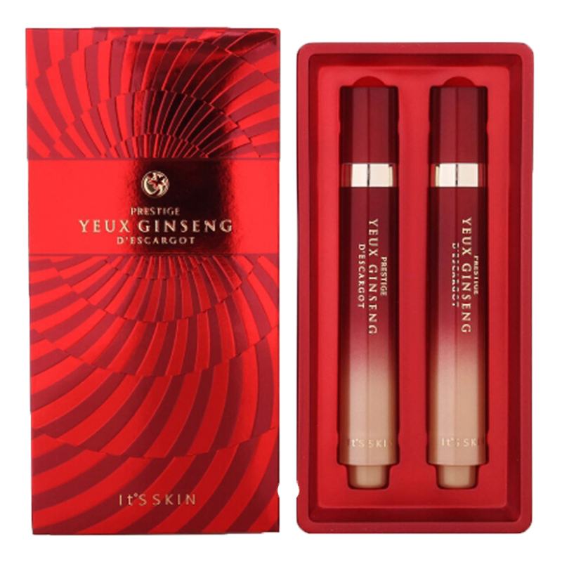 伊思蜗牛红参眼霜套盒
