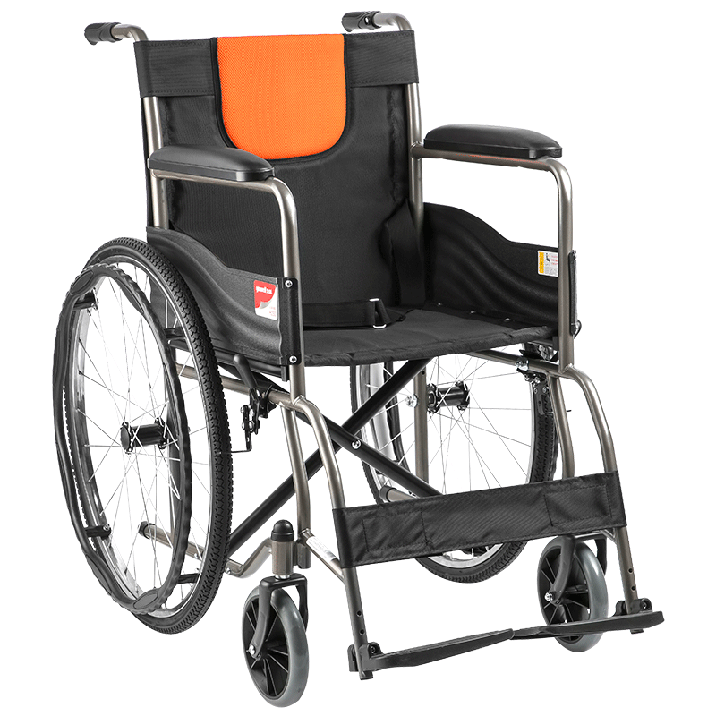 鱼跃 全钢管加固 轮椅