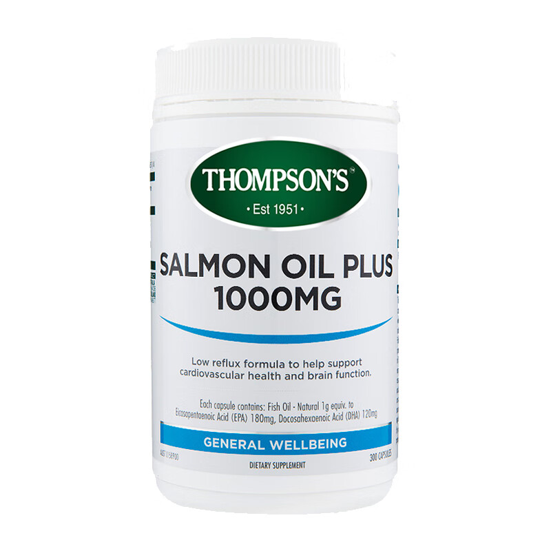 汤普森 无腥味 鱼油软胶囊