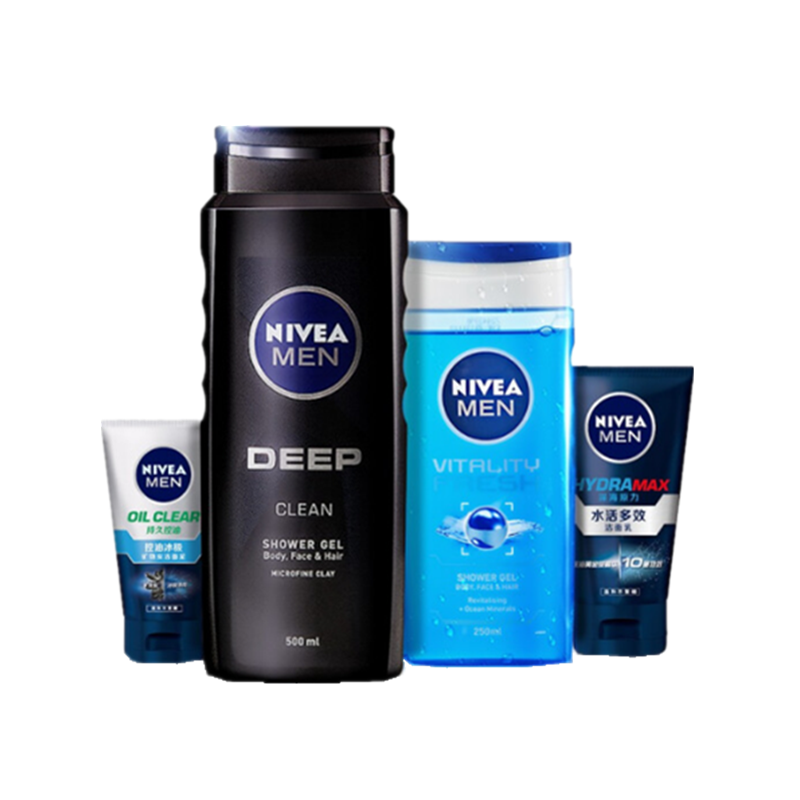 妮维雅 男士洗护套装